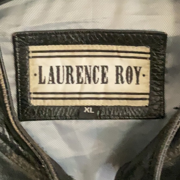 Laurence Roy vintage distressed lambskin motorcycle jacket - Picture 2 of 12